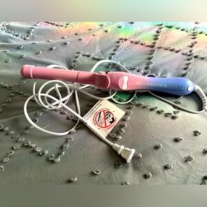 Beachwaver Pink and Blue Curling Iron